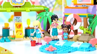 Possibly the nicest little beach set ever? Lego Friends Surf Beach Fun build & review