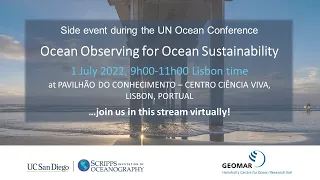 A United Nations Ocean Conference event: Ocean Observing for Ocean Sustainability