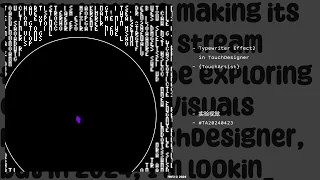 TypeWriter Effect2 in TouchDesigner | TouchArtist