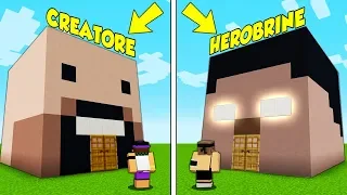 CASA HEROBRINE CONTRO CASA CREATORE DI MINECRAFT! - Minecraft ITA