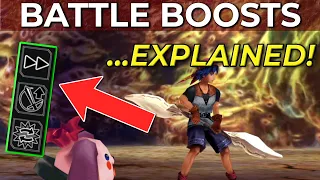 BATTLE BOOSTS Explained in Chrono Cross Radical Dreamers! Tutorial.