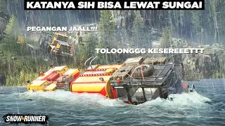 Namanya Juga Kerja Di Hutan... Jalanin Aja Yaahhhh ( ᵔ︠ ‿ ︡ᵔ)👌 SnowRunner Indonesia