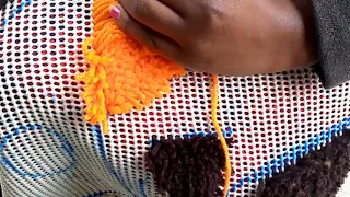 How to crochet shaggy Rug