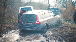 ПЕНСИОНЕР НА VOLVO XC70 ПРОТИВ МАЖОРА на JEEP WRANGLER, UAZ и NIVA на offroad 2019