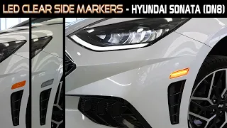 Sonata N Line (DN8) - LED Clear Side Markers - Simple Mods