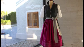 The transforming dirndl with / without apron