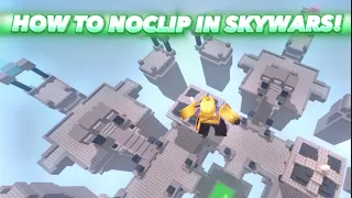 HOW TO NOCLIP IN THE SPECTATOR BOX IN SKYWARS! 😱🔥🤩⚡️ | Roblox BedWars