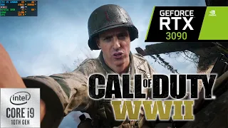 Call of Duty : WWII RTX 3090 24GB ( 4K Maximum Settings )