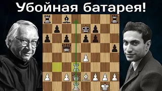 Михаил ТАЛЬ - Свен ХАМАН ♟ Поплатился за пешкоедство в дебюте! ♟Шахматы