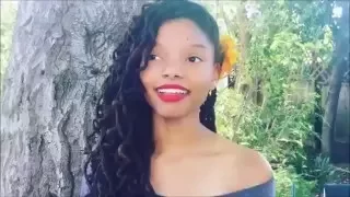 Halle Bailey sings Unforgettable (Chloe x Halle)🌻