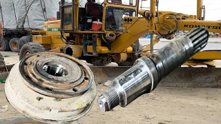 Repairing Process Of Caterpillar Motar Grader Whell Hub | Caterpillar Wheel Tandem Repair