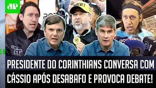 QUE DEBATE! "O Cássio deve estar de SACO CHEIO de TANTAS TRAPALHADAS dos dirigentes do Corinthians!"