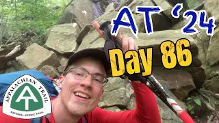 Bouldering with Stick | Appalachian Trail 2024 Thru-Hike Day: 86