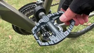 SHIMANO PD EH500 Pedals - Review Why I chose these Hybrid Cleat SPD pedals Gravel Mountain Bike