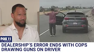 Driver gets guns drawn on after dealership mistakenly reports car as stolen