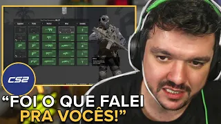 GAULES MOSTRANDO A NOVA HUD DO CS2