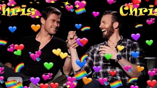 Türkçe - Chris Evans & Chris Hemsworth Komik Anlar #LoveWins