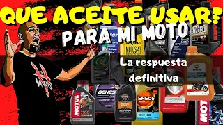 🚨 Que ACEITE le "pongo" 🅰 ​ 🅼🅸 Moto??? motos de trabajo, deportivas, custom, doble propósito, etc.