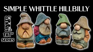 Carve a Simple Hillbilly/Gnome -knife only tutorial