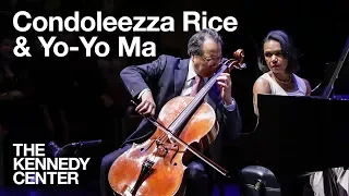 Yo-Yo Ma and Condoleezza Rice perform Schumann's "Fantasiestücke, Op, 73"