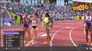 Britany Anderson 12.31s Womens 100M Hurdle Semifinal 3 World Athletics Championships Oregon 2022