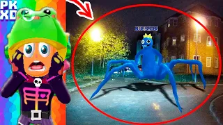 BLUE ARAÑA de RAINBOW FRIENDS en LA VIDA REAL 😱 en PK XD *CAPTADO EN CAMARA* 🐸 SIMBA