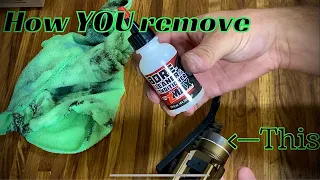 How to remove gun powder, carbon and blast residue off YOUR weapon light. 4 minutes with 4Pro