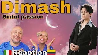 Sinful Passion -迪玛希Dimash Kudaibergen - Reaction and Analysis  🇮🇹Italian And Colombian🇨🇴 React