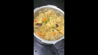 వెజిటేబుల్ బిర్యానీ👌|simple veg Biryani | vegetable Biryani recipe|vegetable pulao recipe|shorts