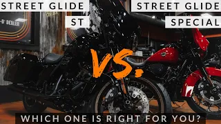 2022 Harley Davidson Street Glide ST VS. Street Glide Special