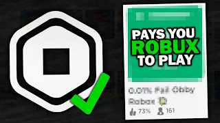 this game PAYS YOU ROBUX to play...