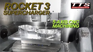 TTS supercharged Triumph Rocket 3 5-axis CNC machining!