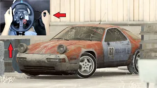 Rebuilding A Porsche 928 GTS  - Forza Horizon 4 (Steering Wheel + Shifter) Gameplay