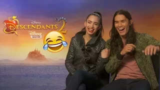 DESCENDANTS 2 Interview with Sofia & BooBoo 🌟 Funniest moments vlog! 😂✨ Girl Talk Magazine 💖