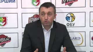 Прес-конференція після матчу Кривбас - Волиньбаскет-WOG