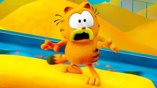 Giant Cheese Shredder Scene | THE GARFIELD MOVIE (2024) Movie CLIP HD