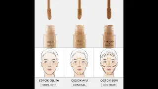 Chriszen X Cik Peoh Ultra Blend Concealer & Contour Direction of Use