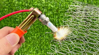 How To Make Simple Spark Plug Welding Machine At Home! Genius Idea