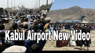 Kabul Airport New Video/Afghans scramble to flee Taliban/Deadly firefight at Kabul airport