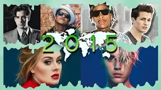 United World Chart Number Ones of 2015