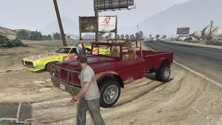 GTA V ПОЛНОЕ ПРОХОЖДЕНИЕ ГТА5 100% ЧАСТЬ 21: Гонка серийных машин Burger Shot Stallion ЗОЛОТО