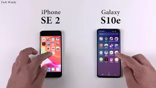 iPhone SE 2 vs SAMSUNG S10e | Speed Test Comparison