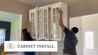 This Is How We Install Custom Kitchen Cabinets | Cabinet Installation Ep. 1