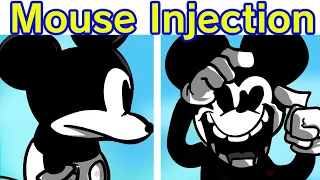 Friday Night Funkin' VS Mickey Mouse Craziness Injection FULL Week DEMO + Cutscenes (FNF Mod) Horror