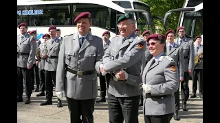 Army Music Corps Koblenz handover roll call Schütz-Knospe to Kolodziej