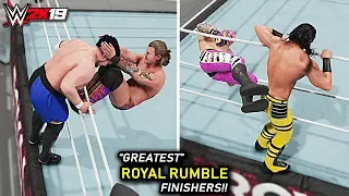 WWE 2K19 Top 10 Greatest Royal Rumble Finishers!