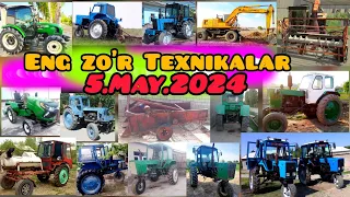 Техникалар 5.May.2024 Belarus Mtz Ttz Ls-u62 T28 T40 T16 Yumz Mini Tractor Kobayin Hyundai Jatka.