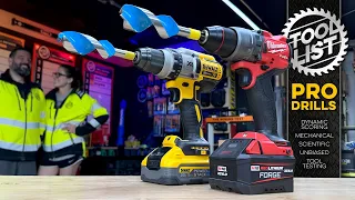 Best Pro Power Drill of 2024? (Battery Powered) Milwaukee Tool and DeWALT go on the Tool List!