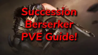 Succession Berserker Updated PvE Guide! | Black Desert Online