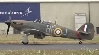 RIAT Friday 15th July 2022 BBMF Spitfire and Hurricane display 4K